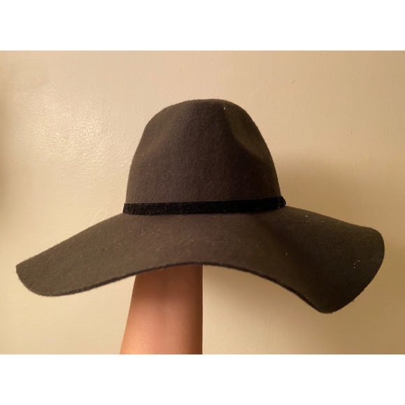 Accessories - Dark olive green floppy bohemian hat